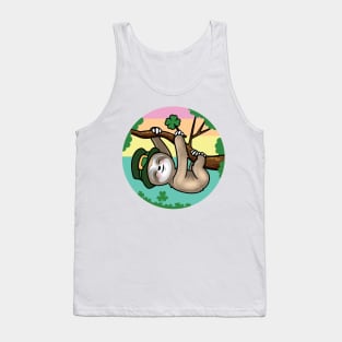 Cute Sloth St. Patrick’s Day Tank Top